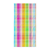 Luxury plush bath towel with cosmic pattern, bringing the carnival of stars to your home.